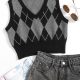 Argyle Pattern Sweater Vest